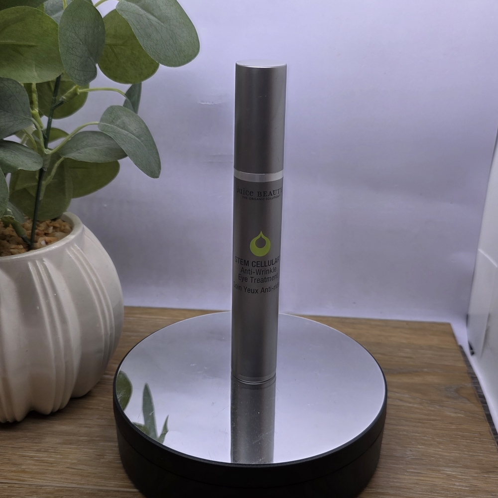 Juice Beauty Stem Cellular Anti-Wrinkle Eye Treatment Organic 1.5 ML .5 Oz NEW!